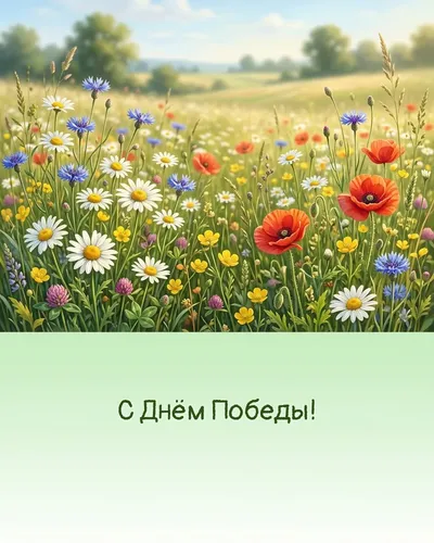 открытка с днём победы — с вечным огнём