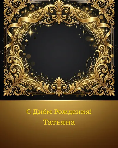 открытка с днём рождения Татьяна