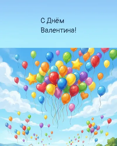 открытка на день влюблённых — нежная