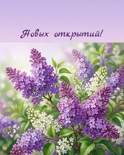 открытка — новых открытий!