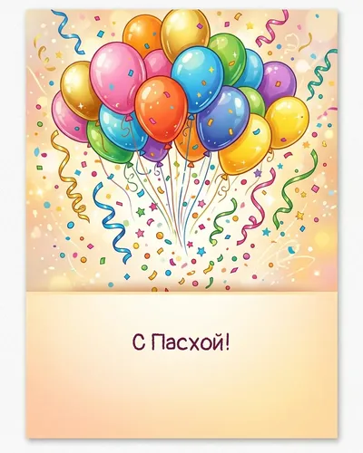 открытка с пасхой — со свечой