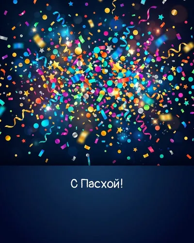 пасхальная открытка — классическая