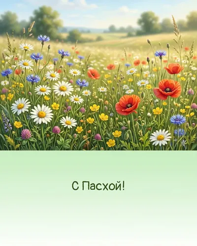пахальная открытка — с цыплёнком