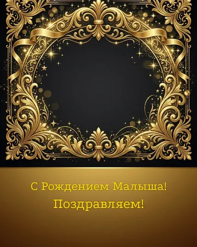 открытка с рождением малыша!